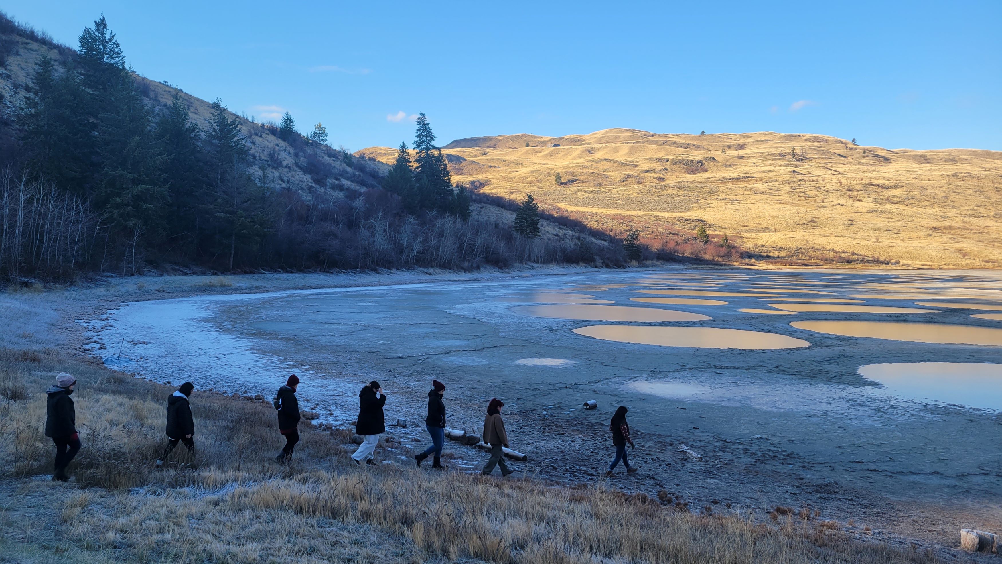 RELAW Retreat 1 Indigenous Law in Story, Spotted Lake, Osoyoos, November 2023