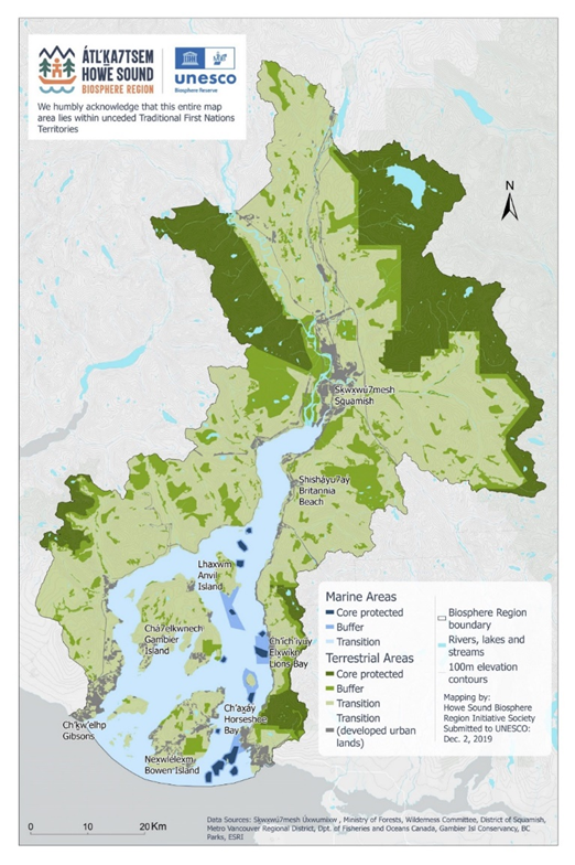 Map of Átl’ḵa7tsem/Howe Sound