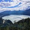 Howe Sound landscape from above